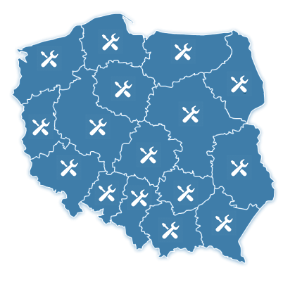 Wyszukiwarka serwisów na mapie Wyszukiwarka serwisów na mapie