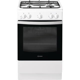 Indesit Kuchenka gazowa wolnostojąca Indesit: 50 cm - IS5G0KMW/E Indesit Kuchenka gazowa wolnostojąca Indesit: 50 cm - IS5G0KMW/E