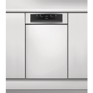 Whirlpool Zmywarka częściowo zintegrowana Whirlpool: kolor inox, wąska - WSBC 3M17 X Whirlpool Zmywarka częściowo zintegrowana Whirlpool: kolor inox, wąska - WSBC 3M17 X